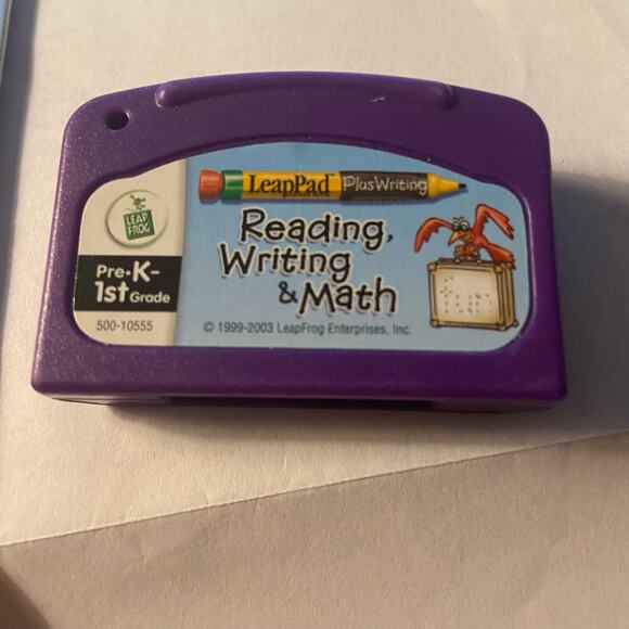LeapFrog Leap Pad Book & Cartridge Pre K 1st Grade Reading Writing Math - Picture 4 of 12